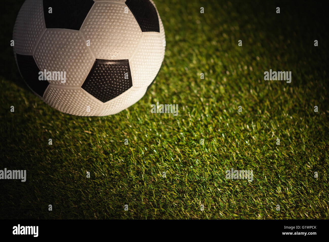 Close up of soccer ball Stock Photo