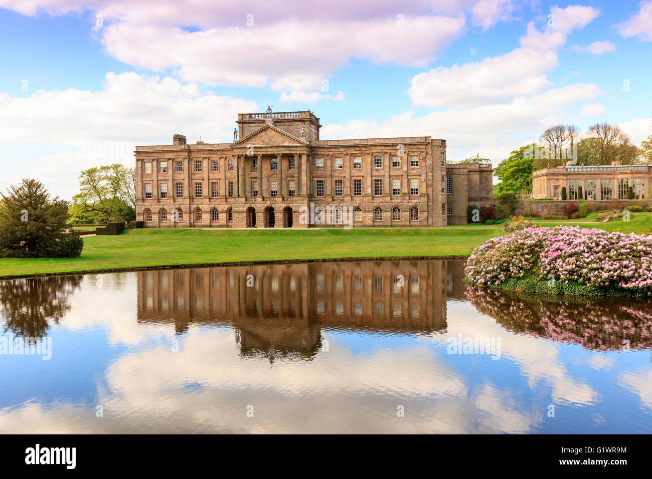 Lyme Hall historic English Stately Home and park in Cheshire, England