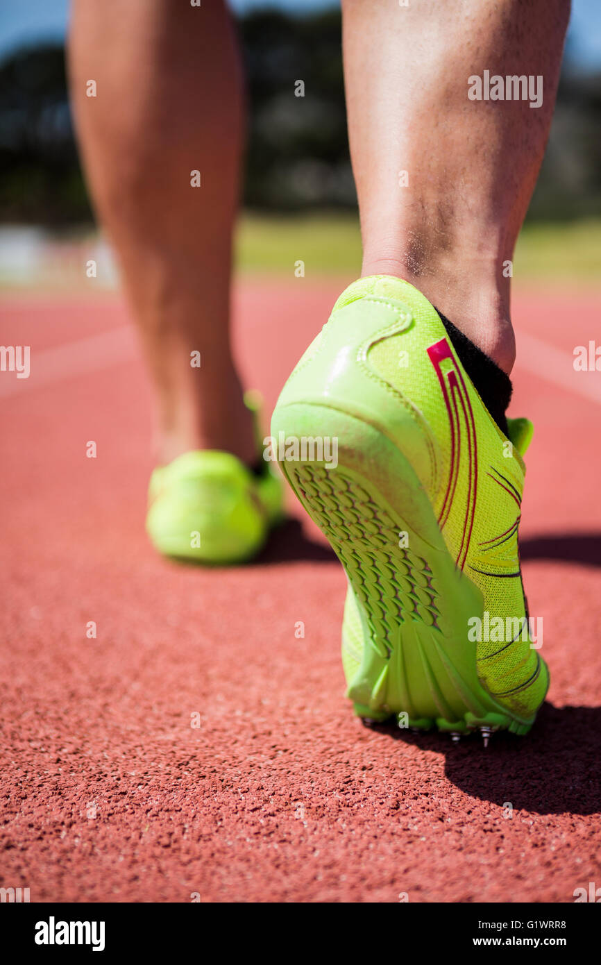 Young athletes running on stadium hi-res stock photography and images ...