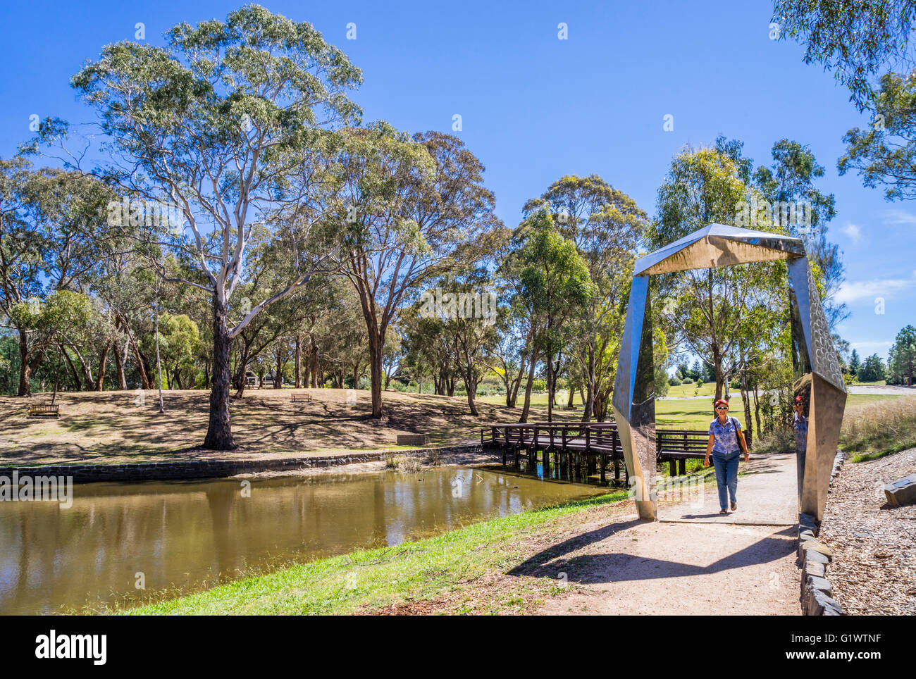 Australia, New South Wales, Central West region, a walk through the Orange Botanic Garden Stock Photo