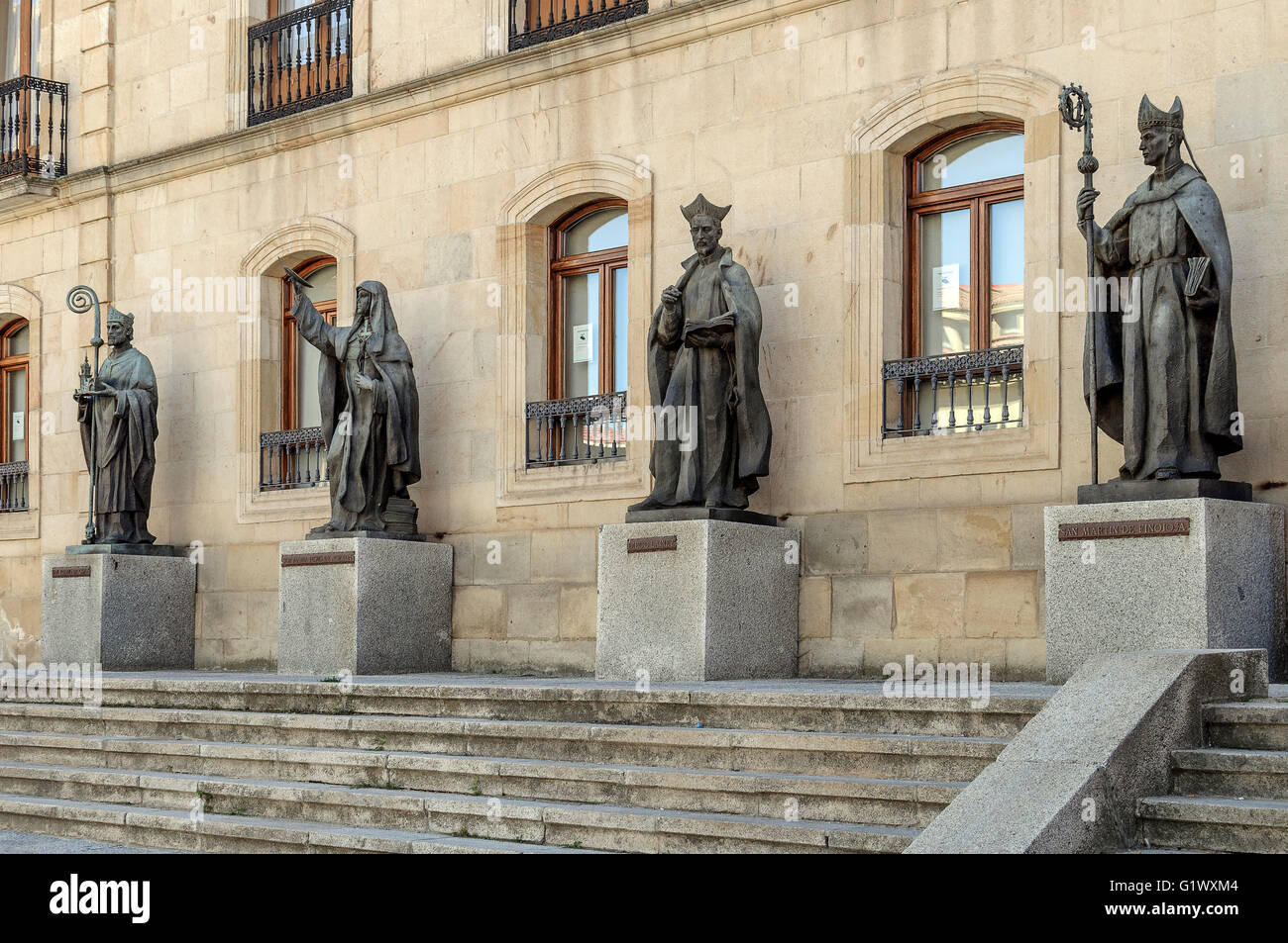 Provincial Deputation building in the city of Soria, Castilla y Leon, Spain, Europe Stock Photo