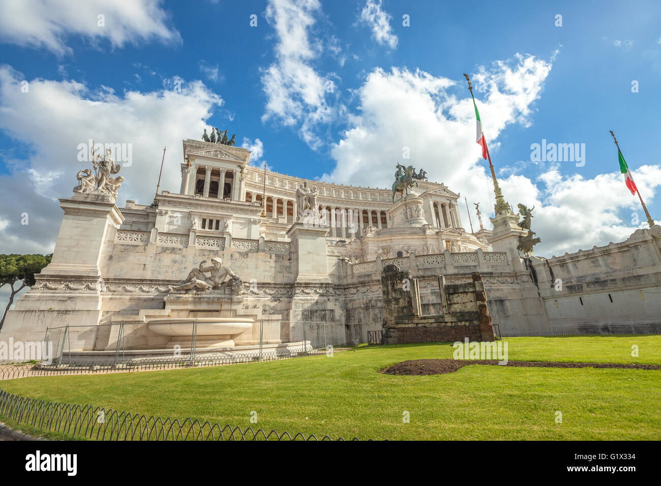 Altare della Patria Roma Stock Photo