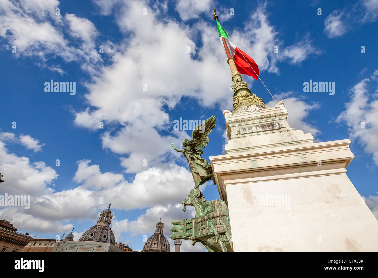 Altare della Patria Roma Stock Photo