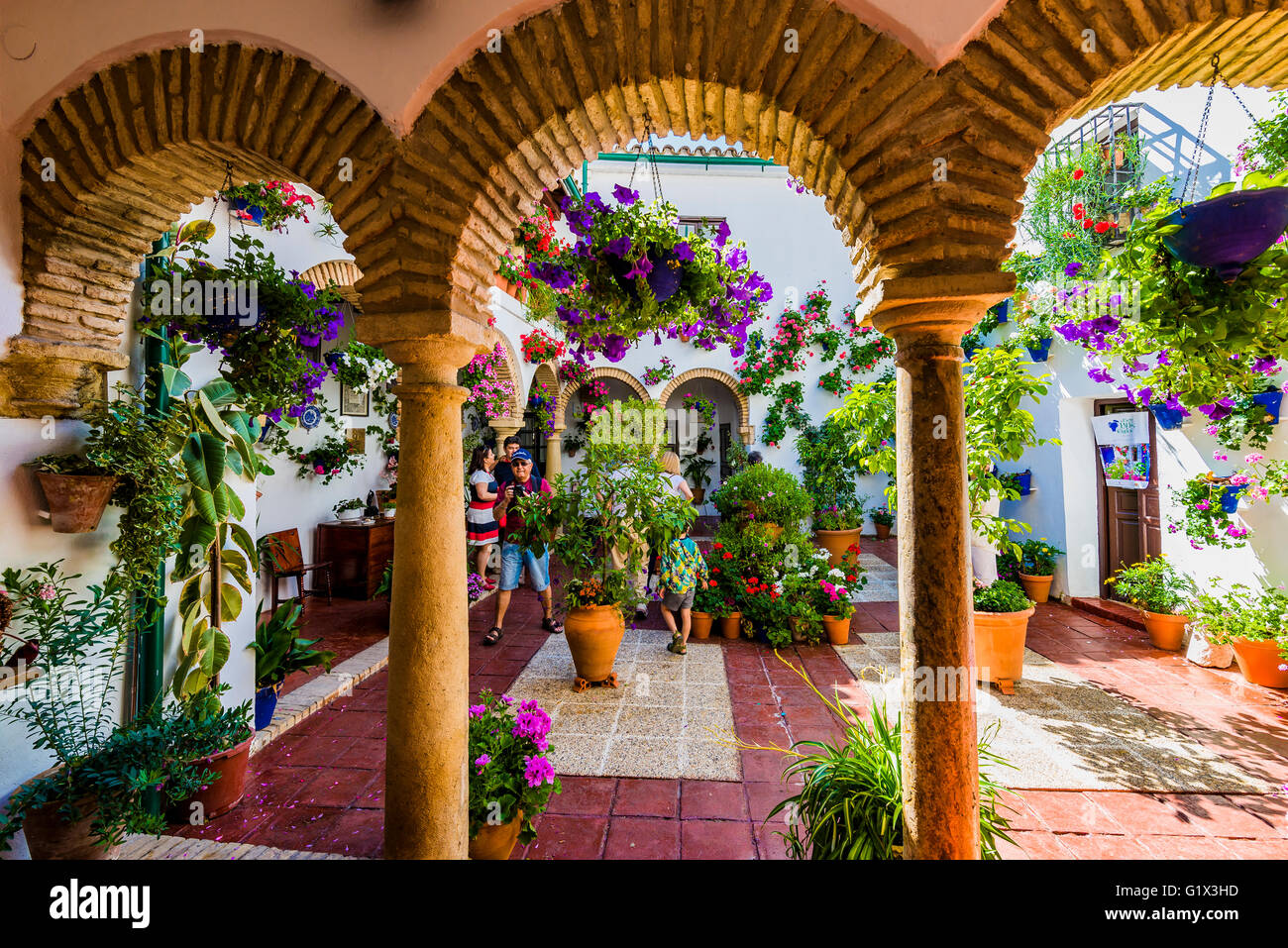 Courtyards Festival of Cordoba 2016 - La Fiesta de los Patios de Córdoba. Stock Photo