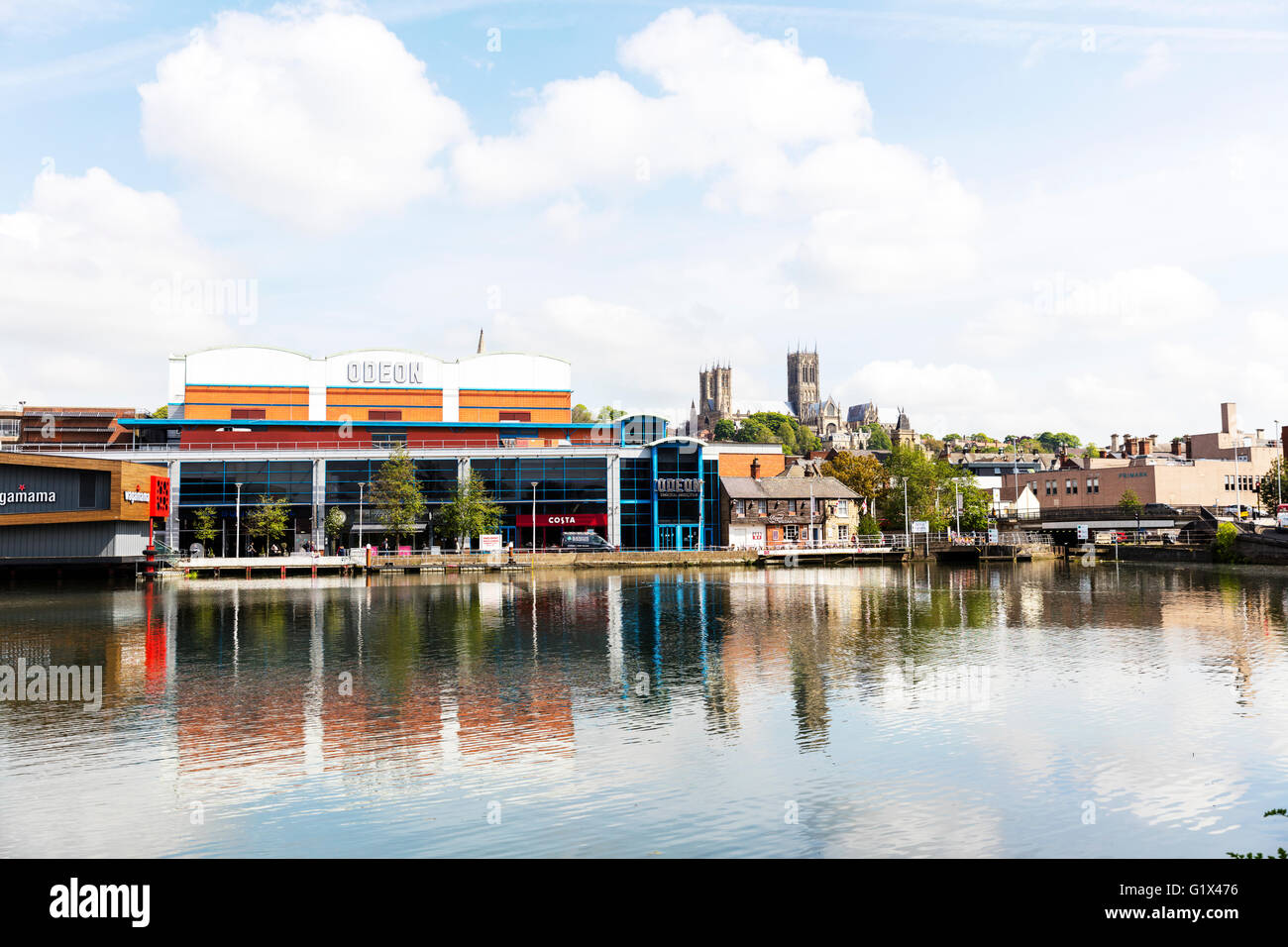 Brayford Pool Lincoln Waterfront Lincolnshire England United Kingdom