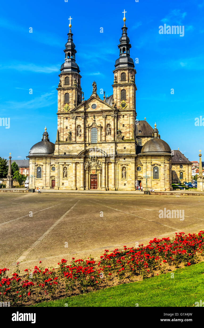 Cathedral in Fulda, Germany Stock Photo Alamy
