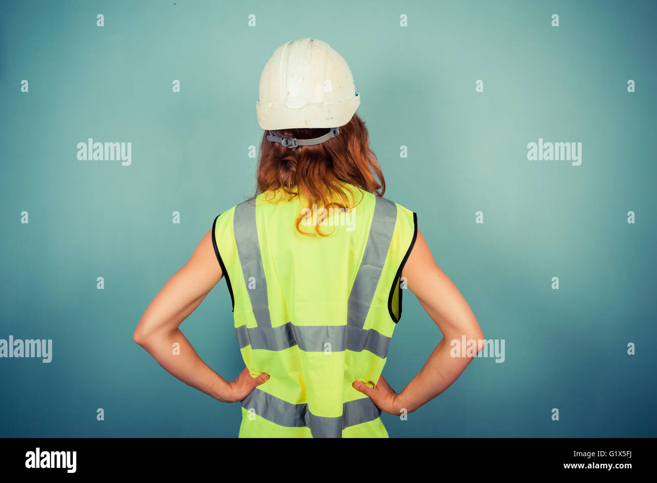 High vis vest female hi-res stock photography and images - Alamy