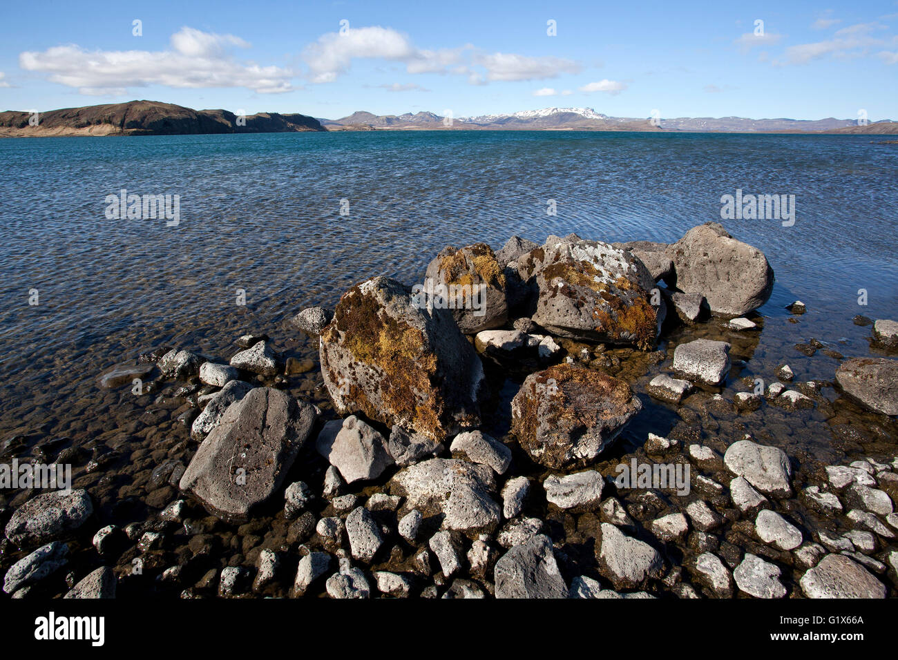 Pingvallavatn lake at Thingvellir, Thingvellir National Park, Golden Circle, Iceland Stock Photo