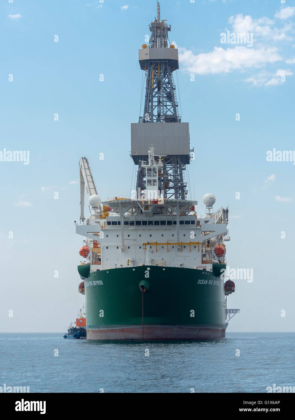 Ocean Rig, Offshore boat for oil and gas extraction, Walvis Bay, Erongo Region, Namibia Stock Photo