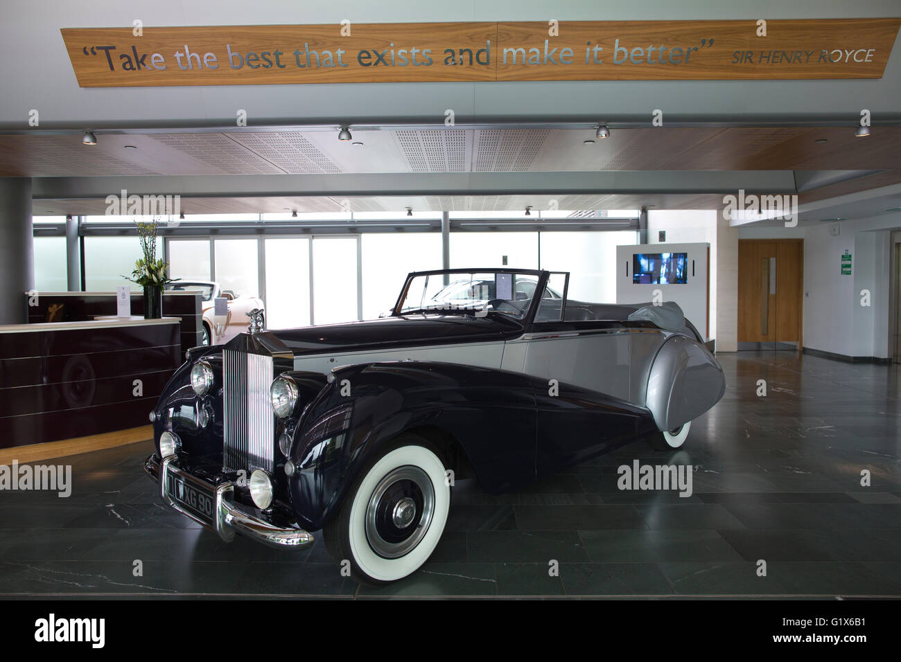RollsRoyce motor car assembly plant, Chichester, West Sussex, England