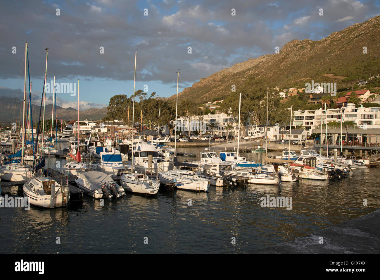 GORDON'S BAY WESTERN CAPE SOUTH AFRICA . The moorings for private boats