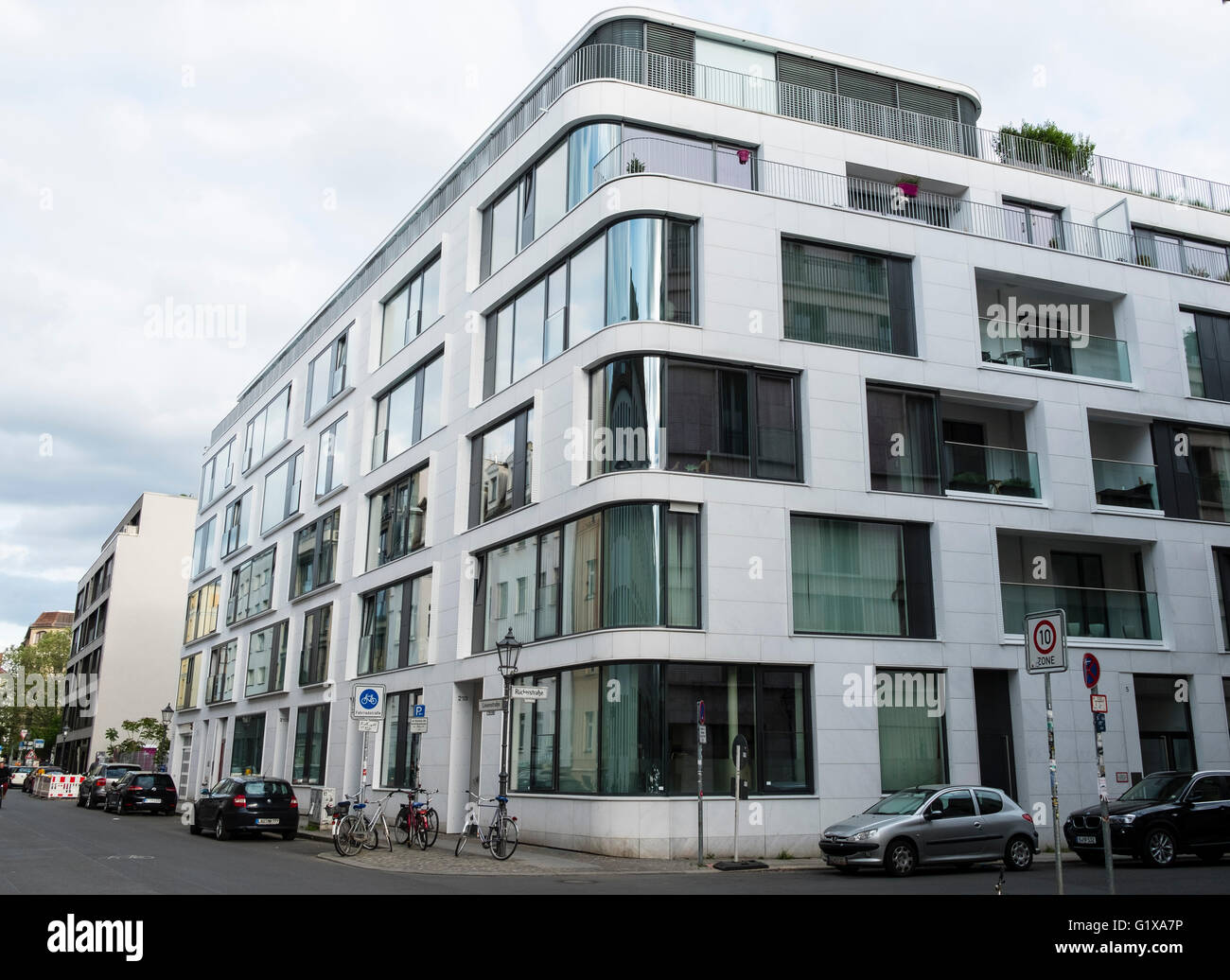 Image result for Exterior of modern luxury apartment building in Mitte Berlin Stock ...