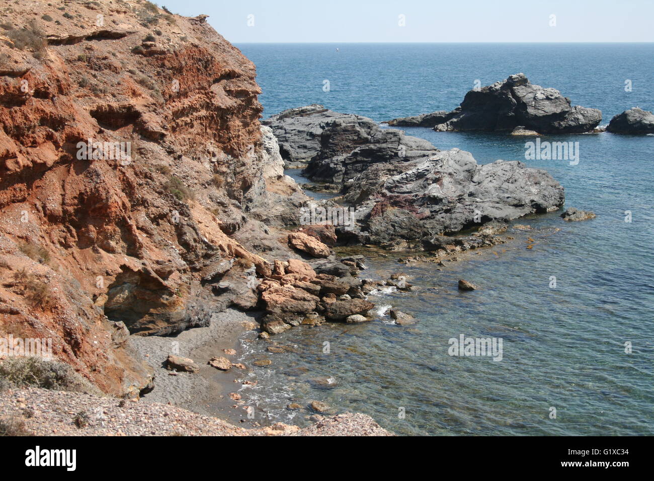 See With Rocks A sea view with rocks Stock Photo - Alamy
