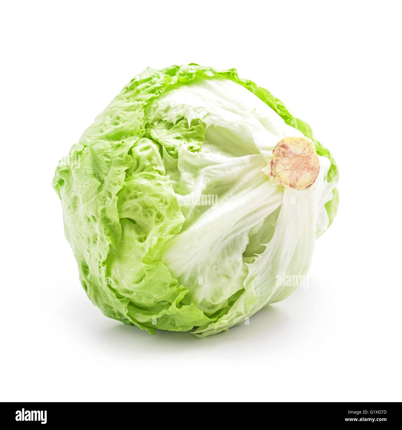 salad head isolated on white Stock Photo Alamy