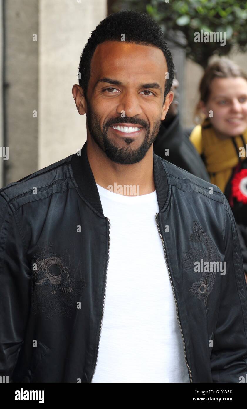 London, UK. Craig David at Ivor Novello Awards at the Grosvenor House Hotel, Park Lane, London on May 19th 2016. Ref: LMK73 -60315-200516 Keith Mayhew/Landmark Media.  WWW.LMKMEDIA.COM. Stock Photo