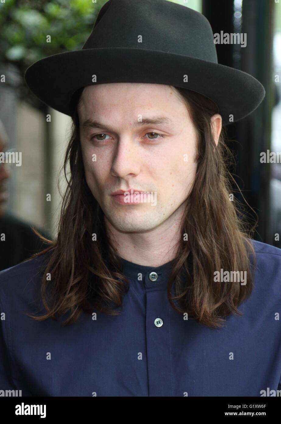 London, UK. James Bay at Ivor Novello Awards at the Grosvenor House Hotel, Park Lane, London on May 19th 2016. Ref: LMK73 -60315-200516 Keith Mayhew/Landmark Media.  WWW.LMKMEDIA.COM. Stock Photo