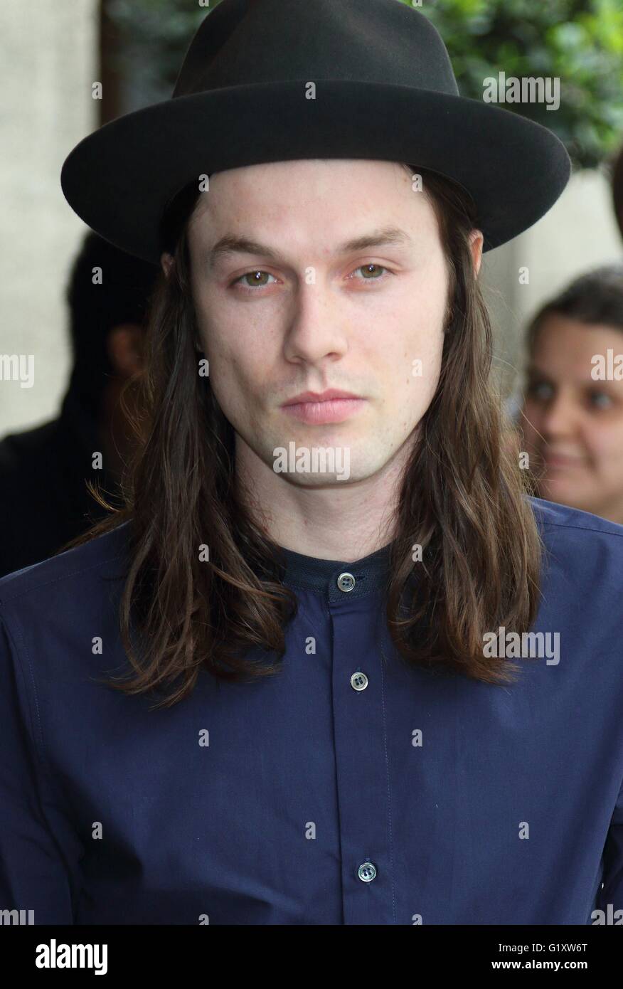 London, UK. James Bay at Ivor Novello Awards at the Grosvenor House Hotel, Park Lane, London on May 19th 2016. Ref: LMK73 -60315-200516 Keith Mayhew/Landmark Media.  WWW.LMKMEDIA.COM. Stock Photo