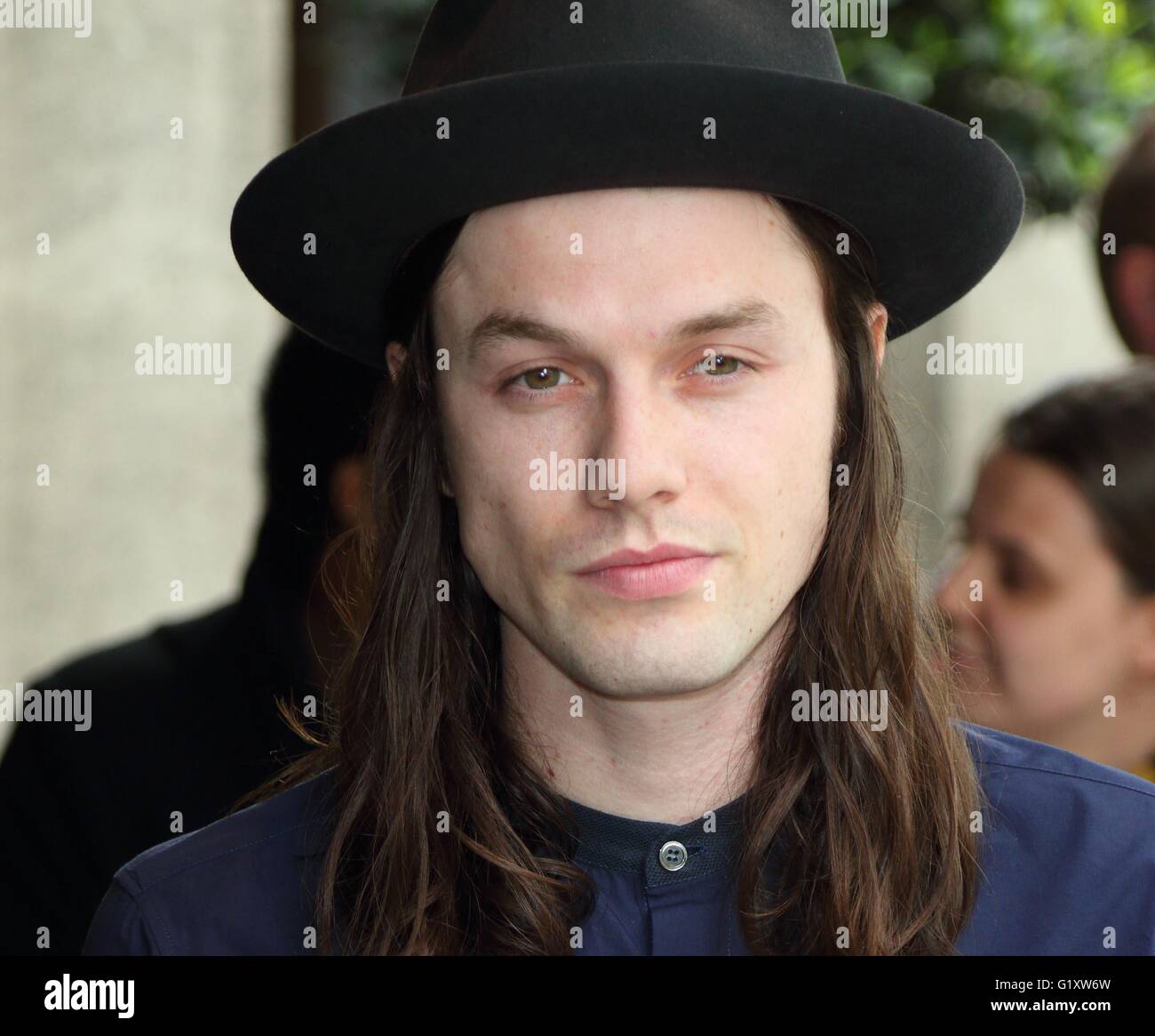 London, UK. James Bay at Ivor Novello Awards at the Grosvenor House Hotel, Park Lane, London on May 19th 2016. Ref: LMK73 -60315-200516 Keith Mayhew/Landmark Media.  WWW.LMKMEDIA.COM. Stock Photo