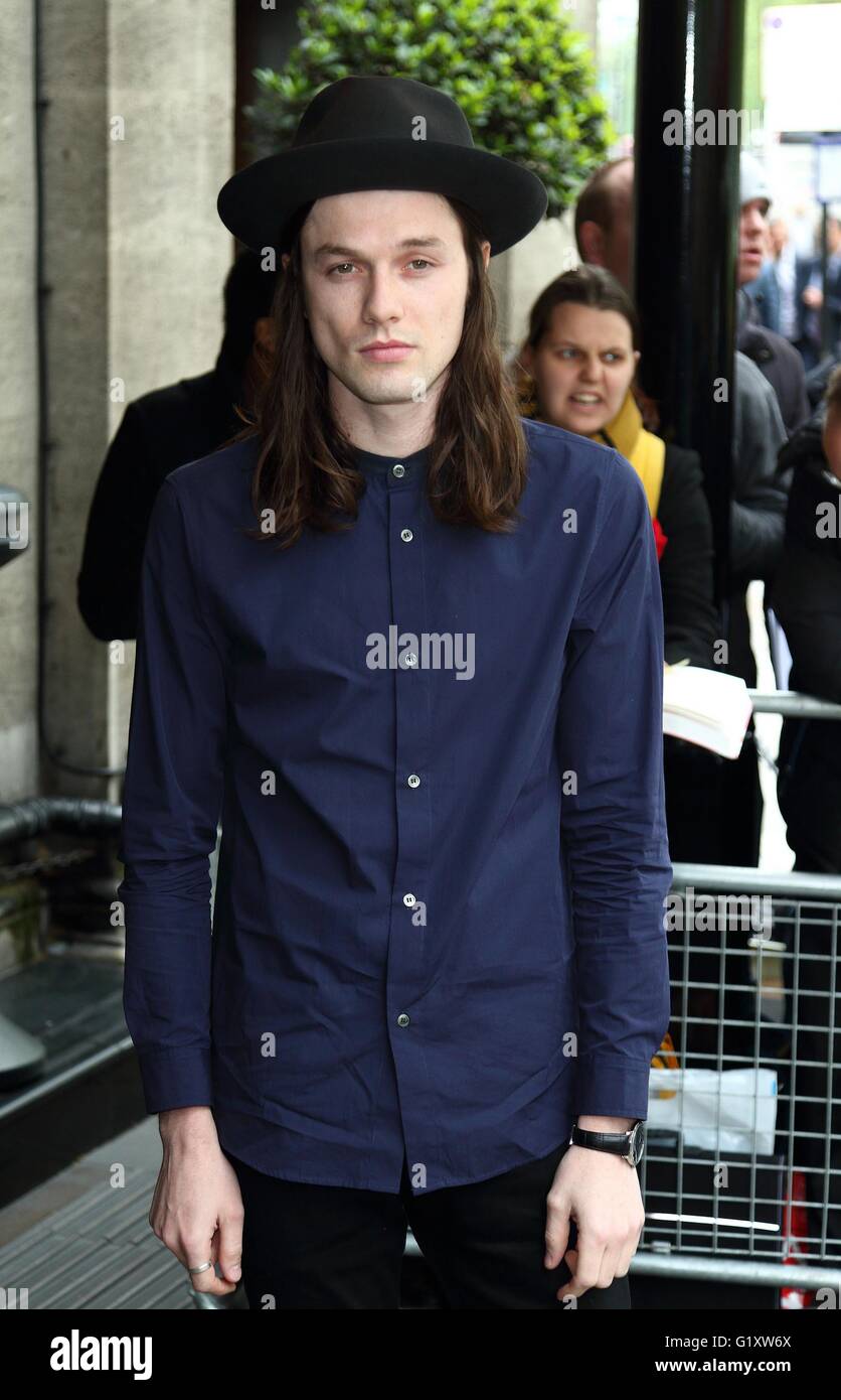 London, UK. James Bay at Ivor Novello Awards at the Grosvenor House Hotel, Park Lane, London on May 19th 2016. Ref: LMK73 -60315-200516 Keith Mayhew/Landmark Media.  WWW.LMKMEDIA.COM. Stock Photo