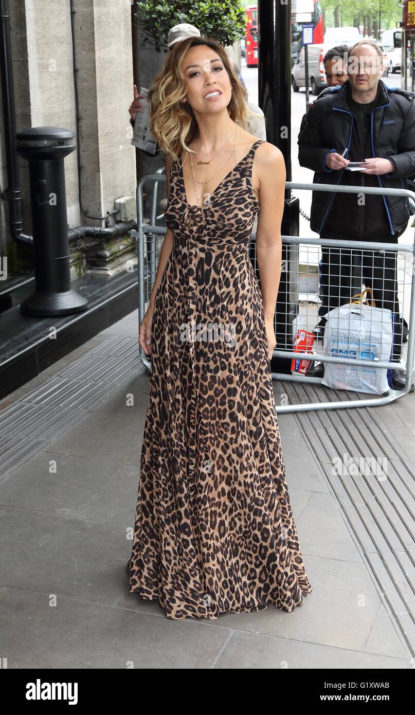 London, UK. Myleene Klass at Ivor Novello Awards at the Grosvenor House Hotel, Park Lane, London on May 19th 2016. Ref: LMK73 -60315-200516 Keith Mayhew/Landmark Media.  WWW.LMKMEDIA.COM. Stock Photo