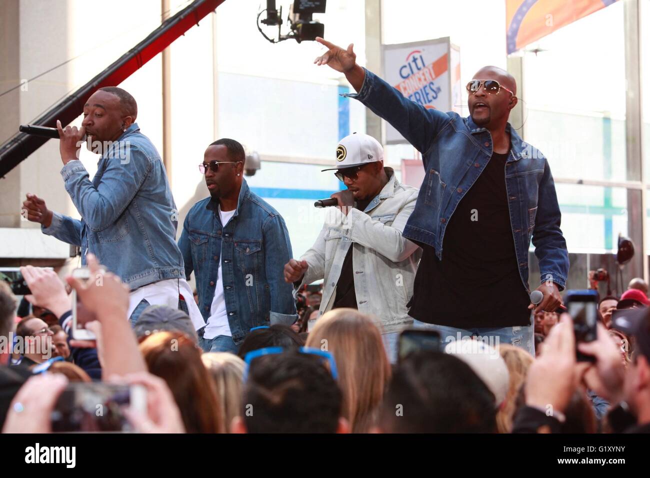 New York, NY, USA. 20th May, 2016. Daron Jones, Slim, Michael Marcel ...