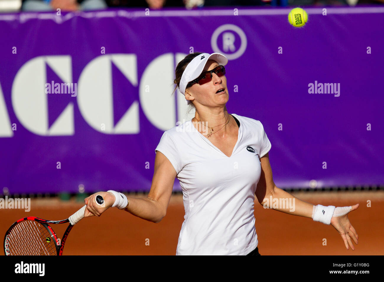 Strasbourg, Alsace, France. 19th May, 2016. The WTA Strasbourg Open Womens tennis  open tournament. Mirjana LUCIC BARONI (CRO) © Action Plus Sports/Alamy Live  News Stock Photo - Alamy