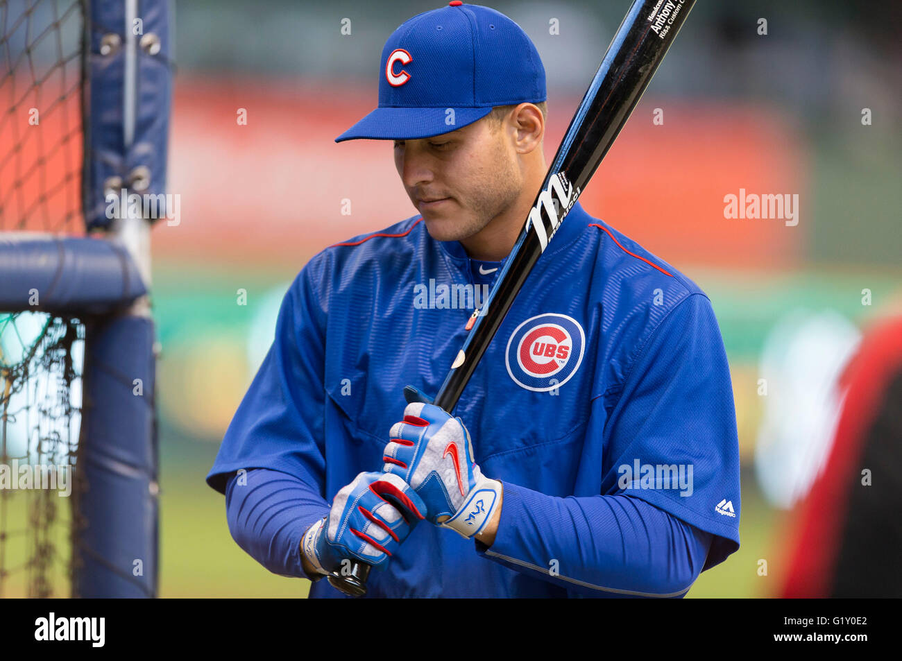 Chicago cubs first baseman anthony rizzo 44 hi-res stock photography ...