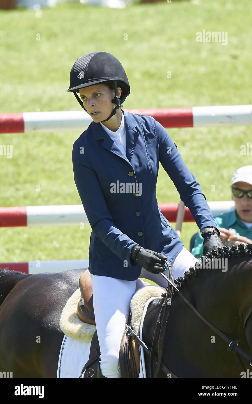 Madrid, Madrid, Spain. 20th May, 2016. Athina Roussel Onassis attended 106 CSI 5* Madrid at Club de Campo Villa de Madrid Day 2 on May 20, 2016 in Madrid Credit:  Jack Abuin/ZUMA Wire/Alamy Live News Stock Photo