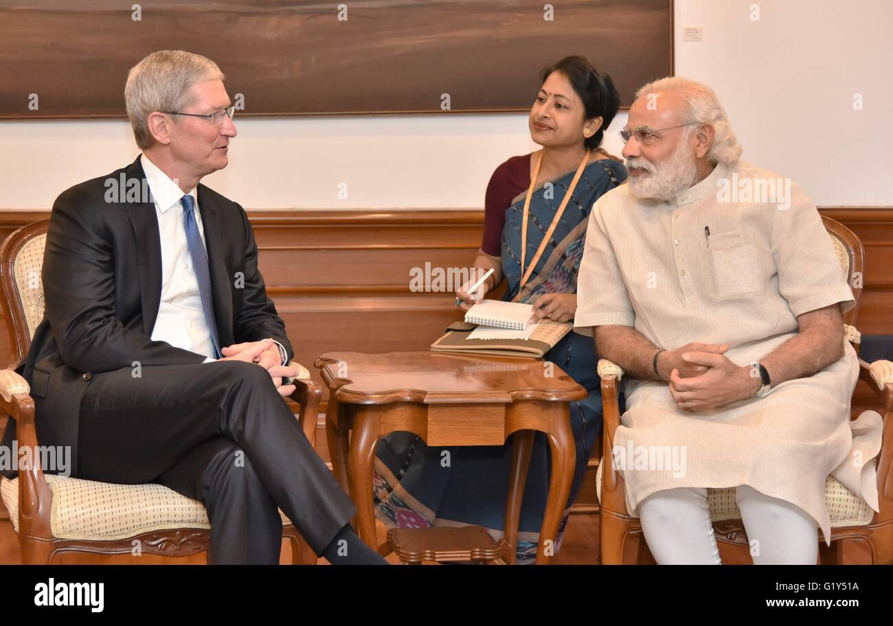 New Delhi, India. 21st May, 2016. Indian Prime Minister Narendra Modi