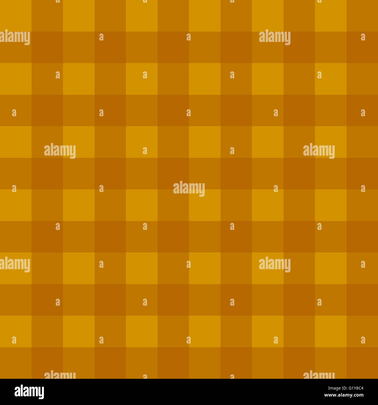 Checker pattern in dark golden hues, a seamless background Stock Photo
