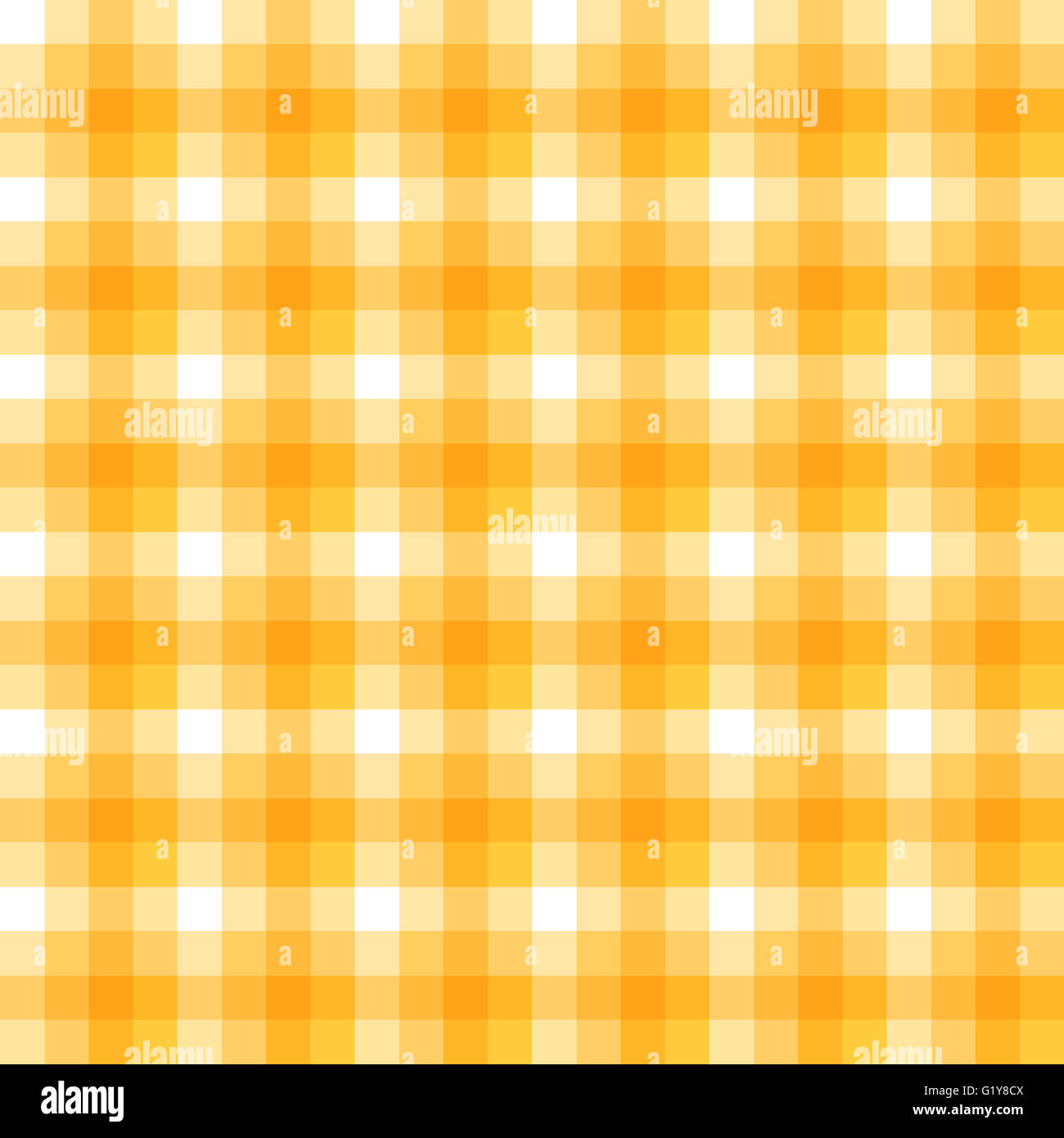Rich gold and white checkered seamless pattern Stock Photo