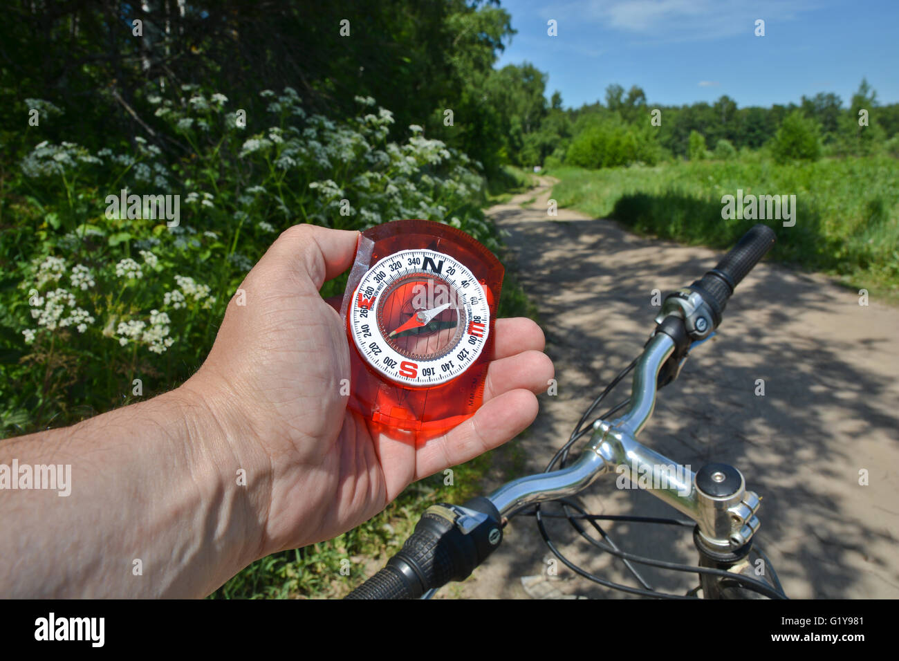 motorcycle compass for handlebars