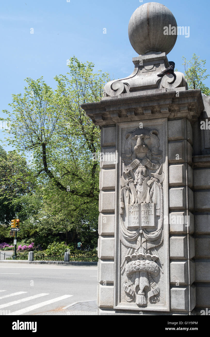 Engineers' Gate in Central Park, NYC, USA Stock Photo Alamy