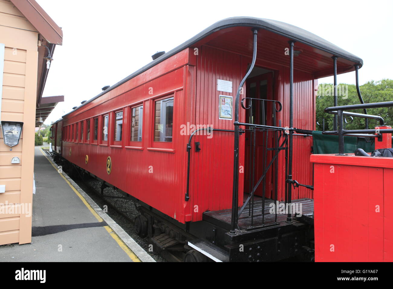 Oamaru Steam & Rail, New Zealand Stock Photo