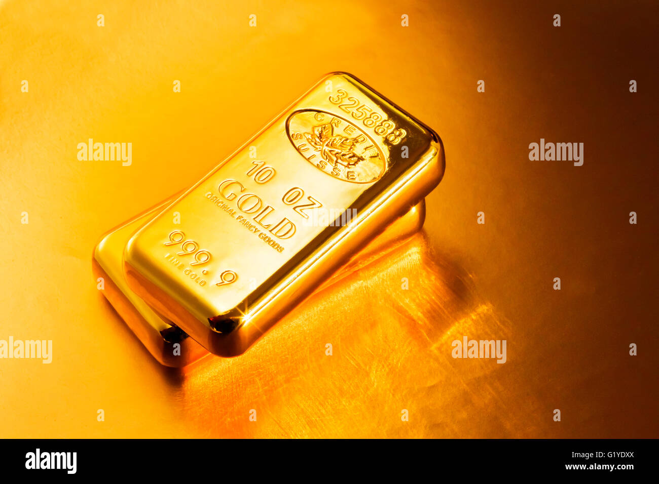 Gold bar Stock Photo