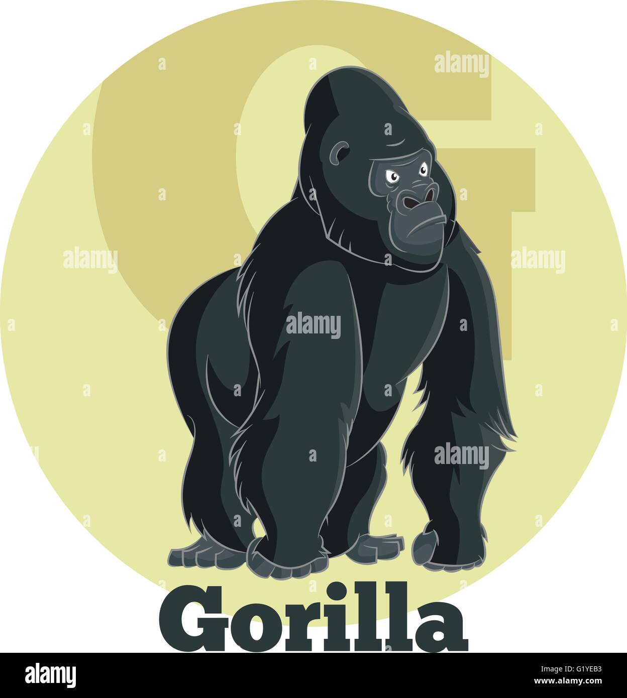 Горилла на английском. Горилла на английском для детей. Рисунок g Gorilla. Gorilla Flashcard.