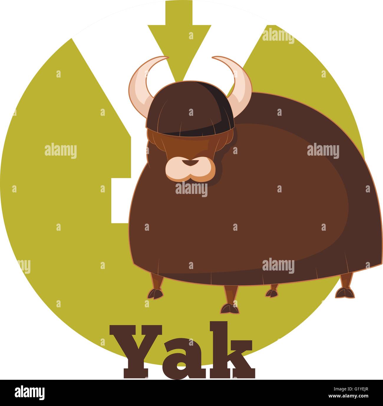 ABC Cartoon Yak Stock Vector Image & Art Alamy