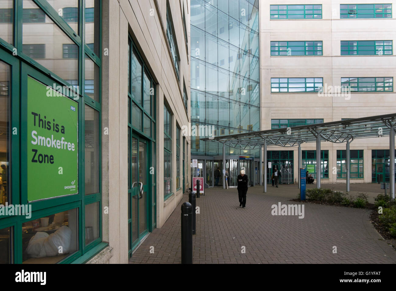 Entrance to the Great Western Hospital in Swindon, Wiltshire, UK Stock Photo