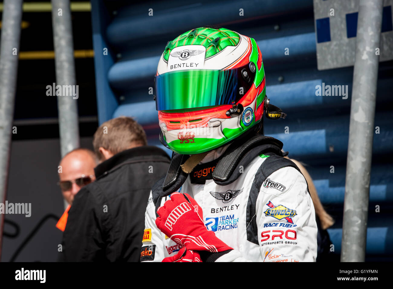 Seb Morris Racing Driver Racing driver gloves hi-res stock photography and images - Alamy