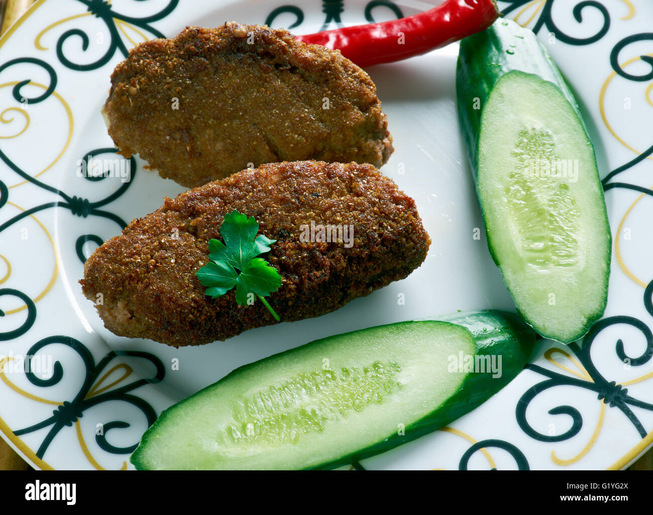 Kuru Kofte Meatballs Traditional Turkish Koftes Stock Photo Alamy