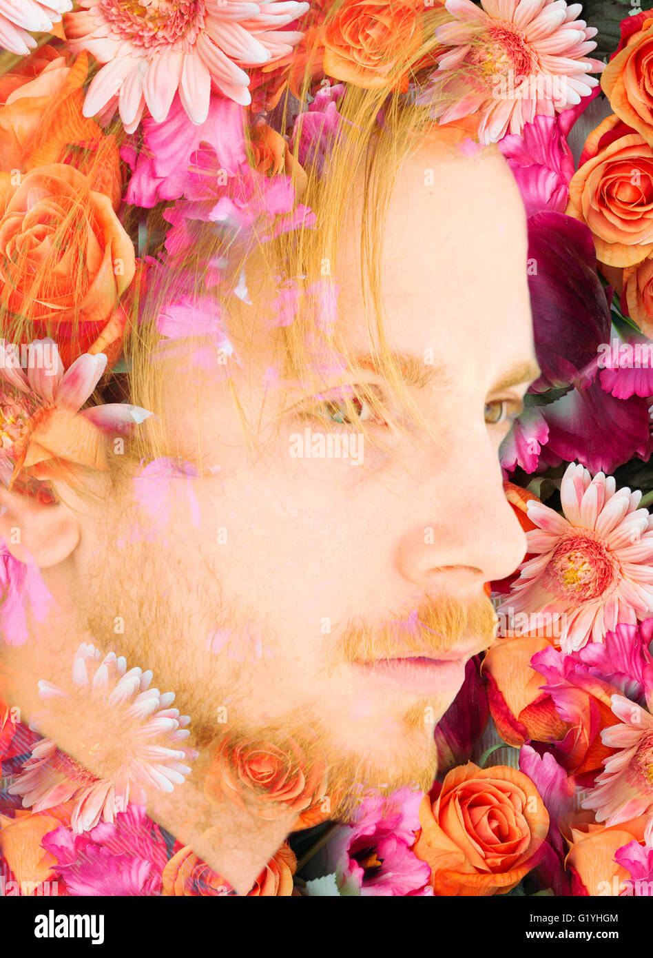 Multiple exposure portrait hi-res stock photography and images - Alamy