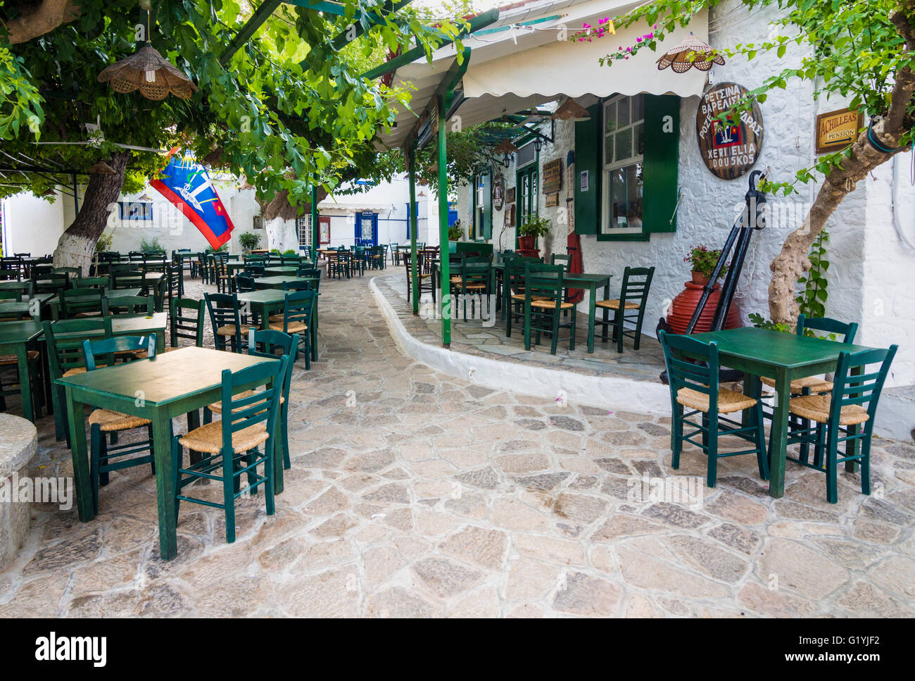 Xeri Elia Taverna Also Known As Douskos Tavern In Hydra Town Hydra