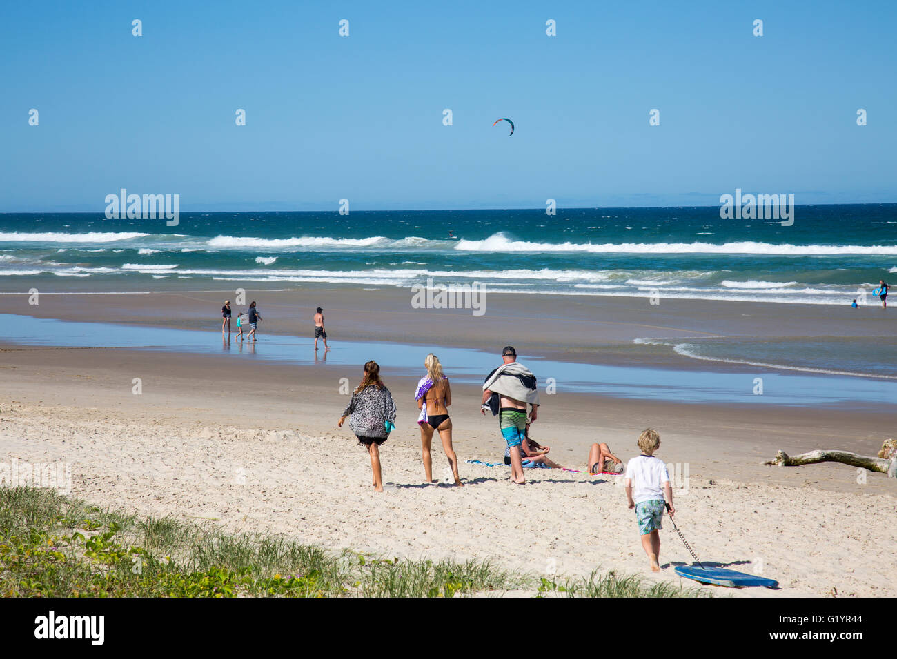 Lennox Head town and seven mile beach in northern new south wales,australia Stock Photo Alamy