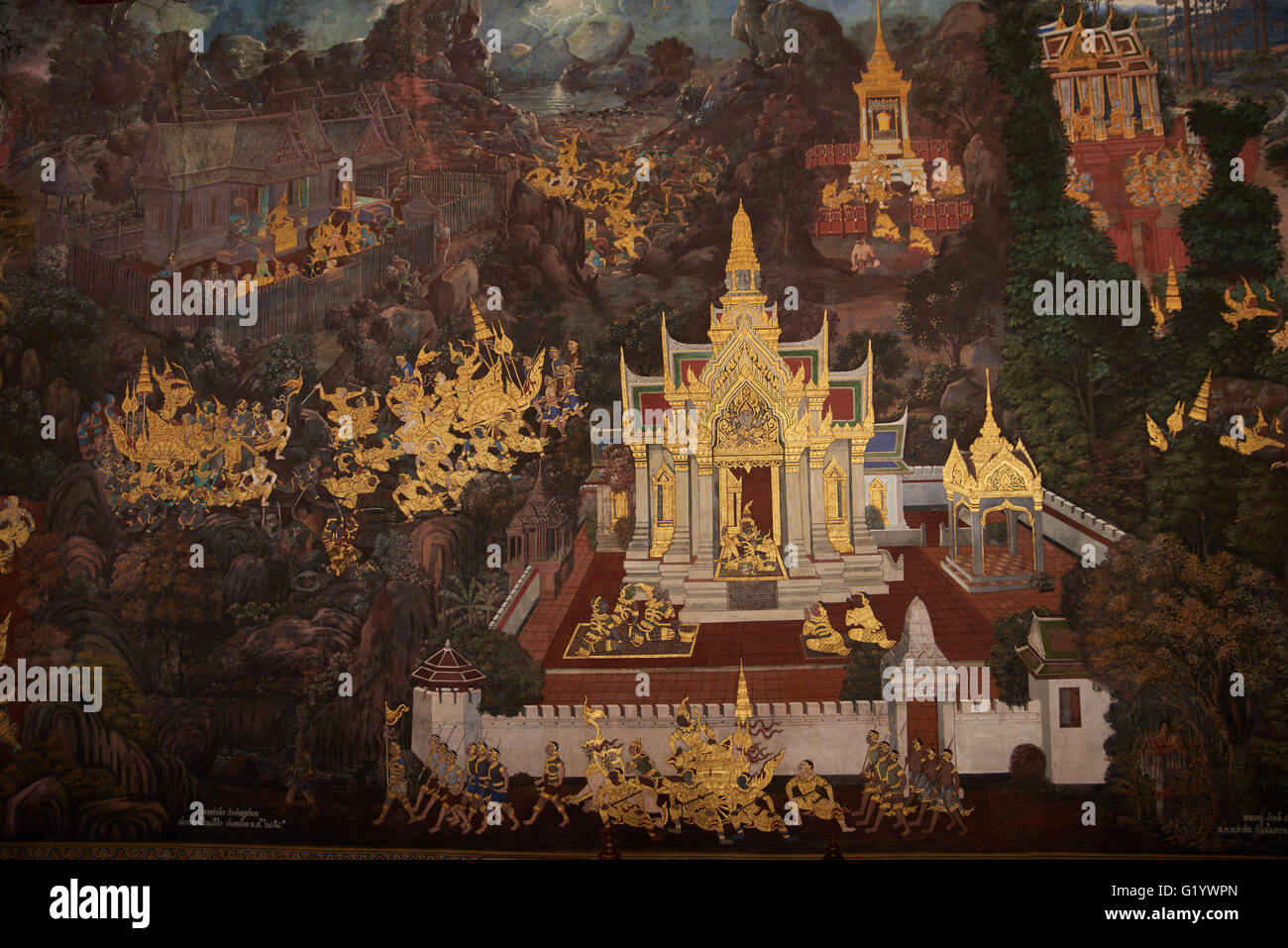 The Grand Palace of Bangkok Stock Photo - Alamy