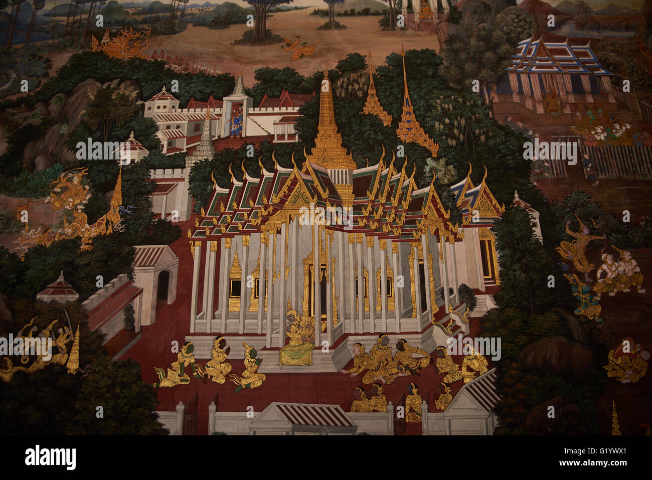 The Grand Palace of Bangkok Stock Photo - Alamy