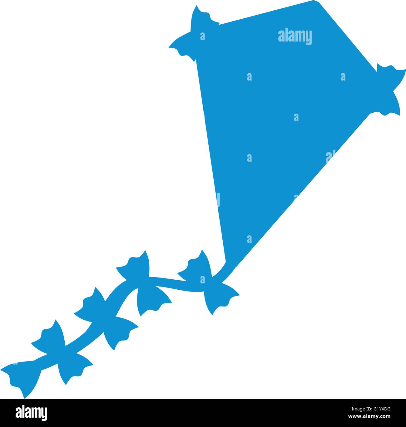 Kite icon blue Stock Vector Image & Art Alamy