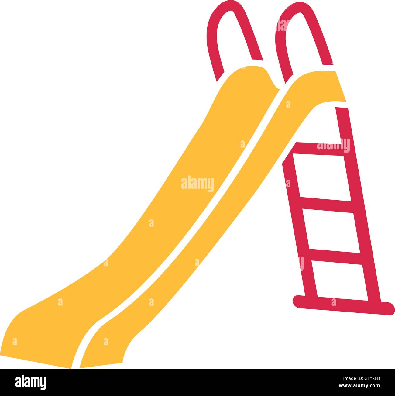 Playground slide ladder slide Stock Vector Images Alamy