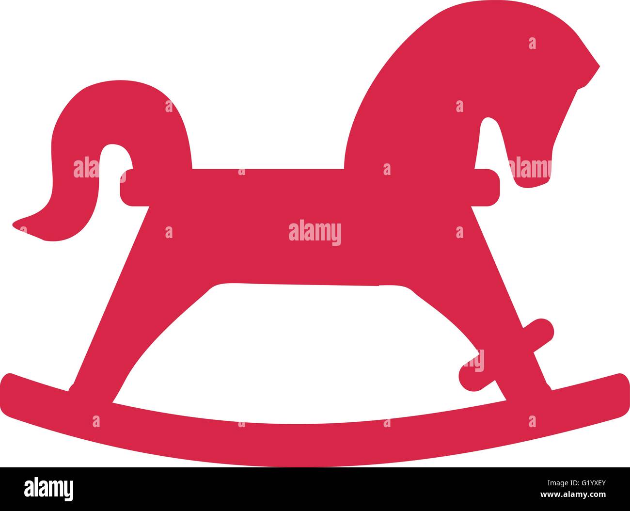 Rocking horse Stock Vector Images Alamy