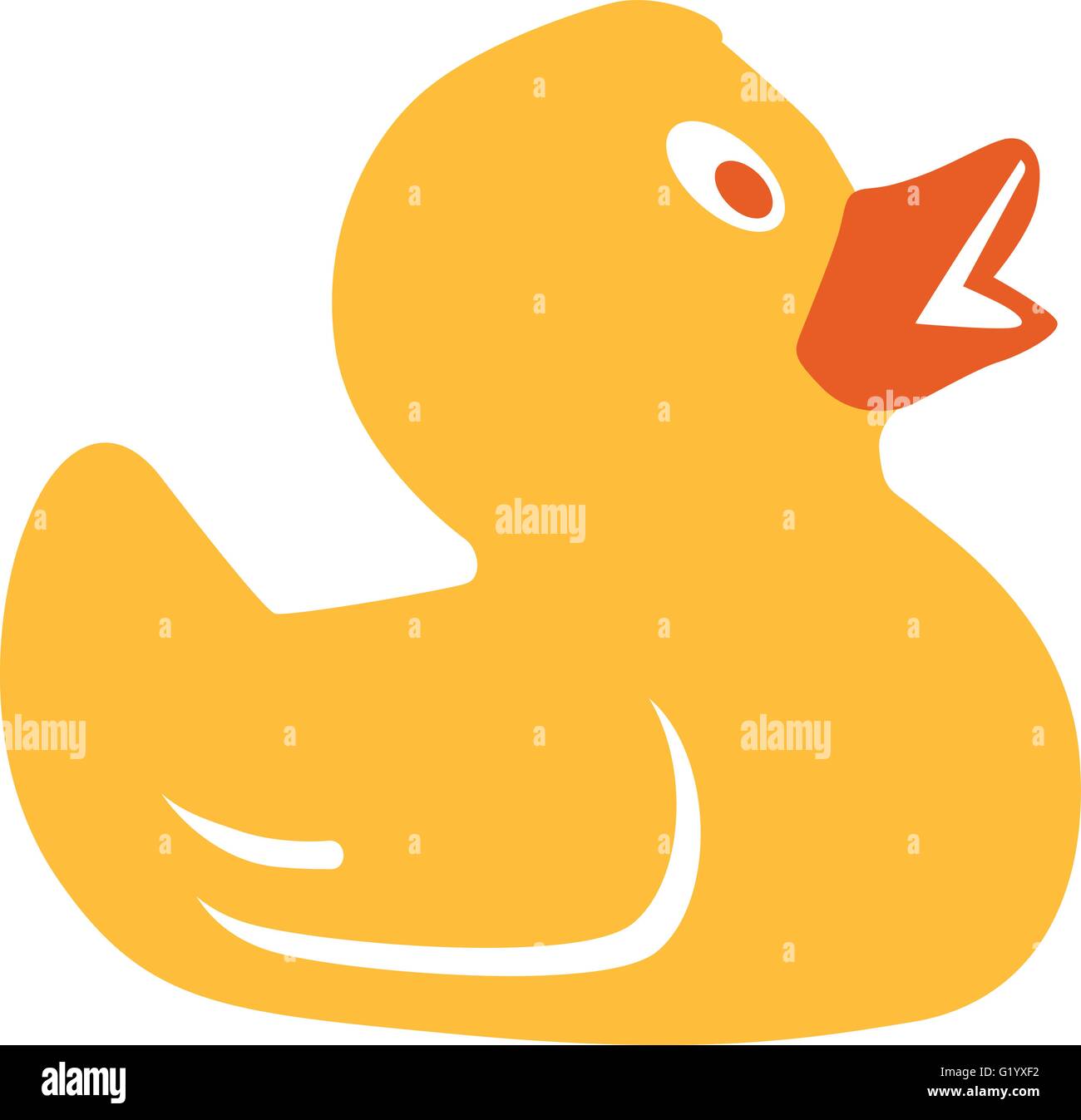 Yellow rubber duck Stock Vector Image & Art Alamy