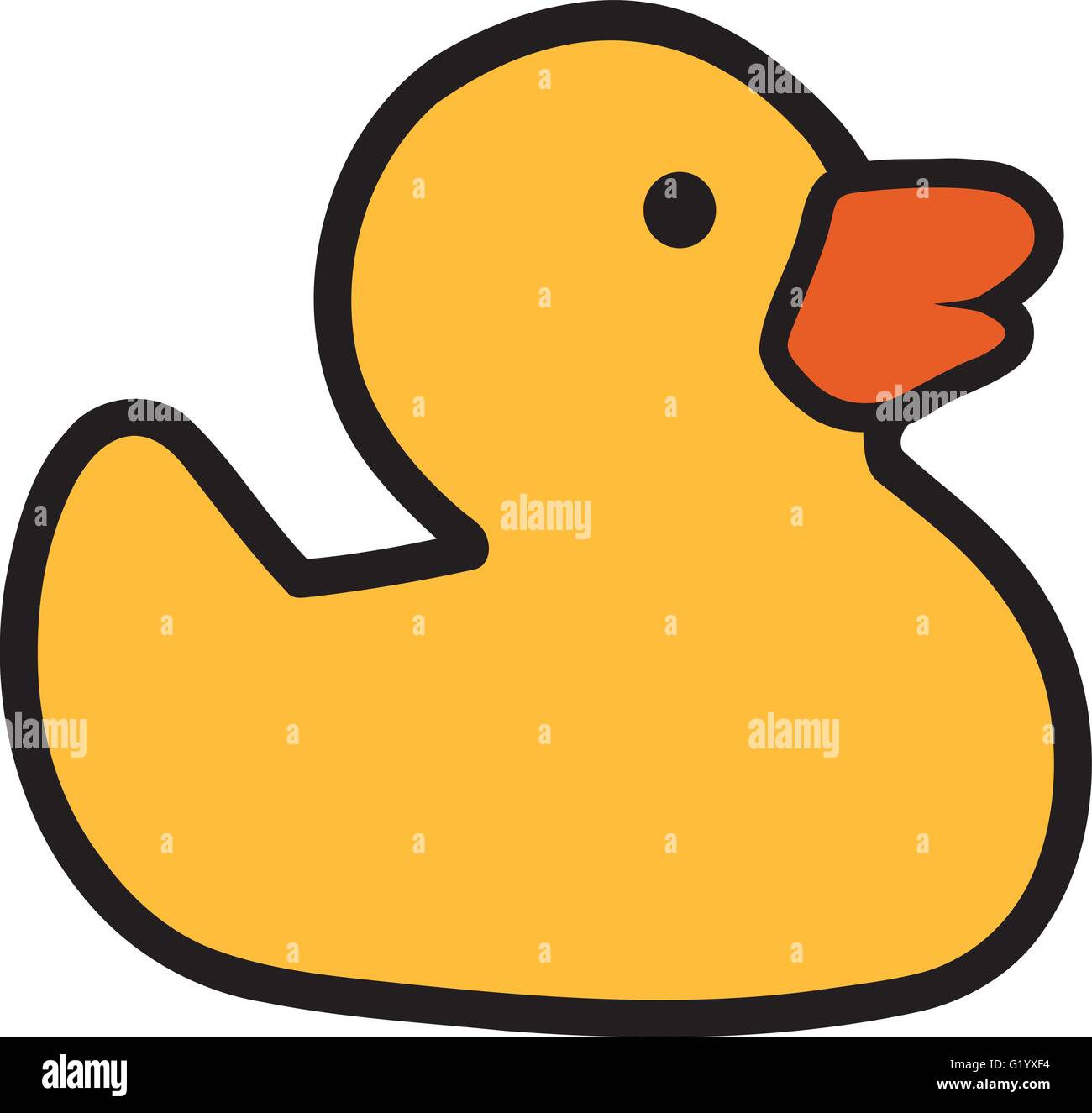 Rubber duck cartoon Stock Vector Image & Art - Alamy